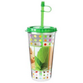 Full Color Clear Takeout Tumbler (16 Oz.)